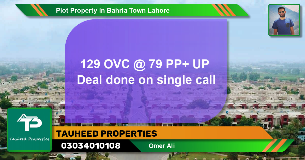 Residential Plot for Sale in Bahria Town, Lahore - (BP-83721)