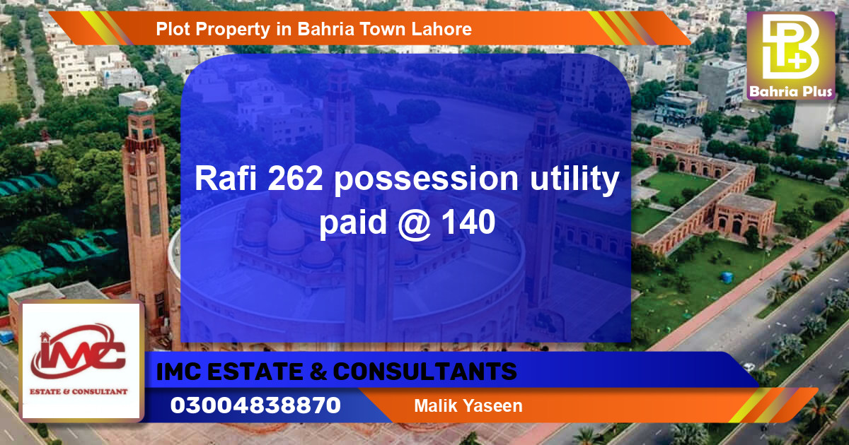 Residential Plot for Sale in Bahria Town, Lahore - (BP-83748)