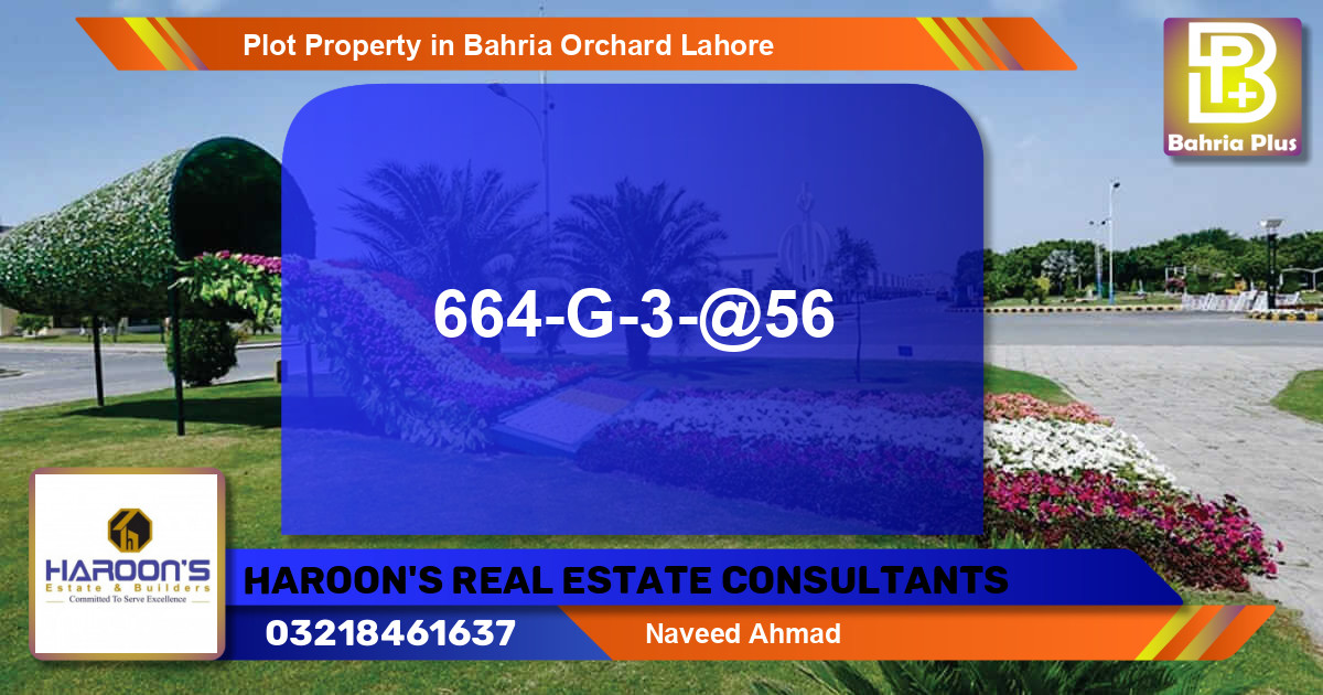 Residential Plot for Sale in Bahria Orchard, Lahore - (BP-83750)