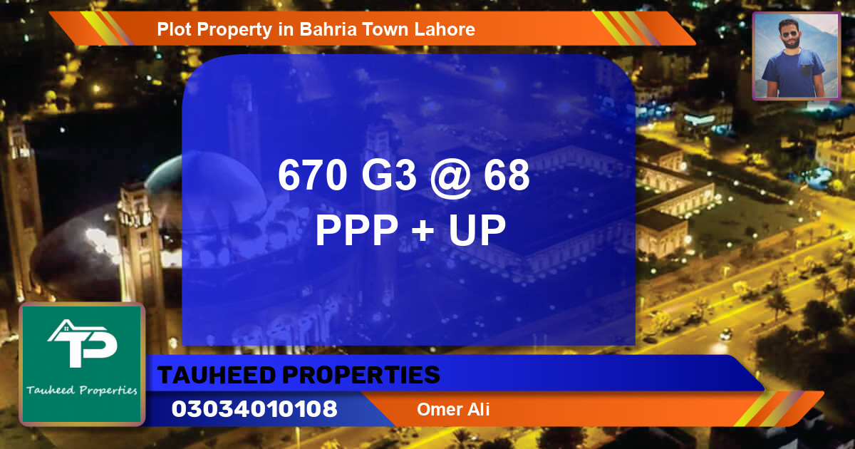 Residential Plot for Sale in Bahria Town, Lahore - (BP-83995)