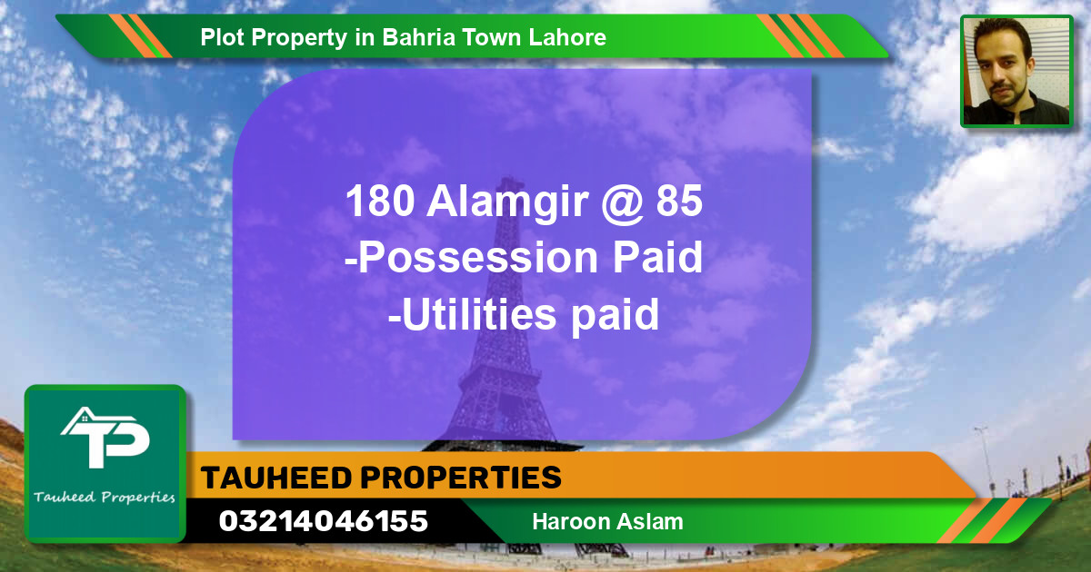 Residential Plot for Sale in Bahria Town, Lahore - (BP-84006)