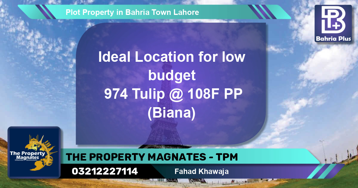 Residential Plot for Sale in Bahria Town, Lahore - (BP-84098)