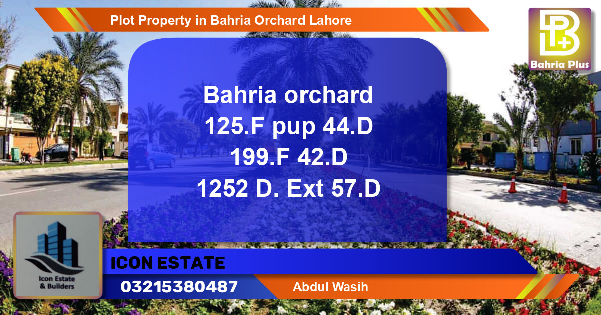 Residential Plot for Sale in Bahria Orchard, Lahore - (BP-84142)