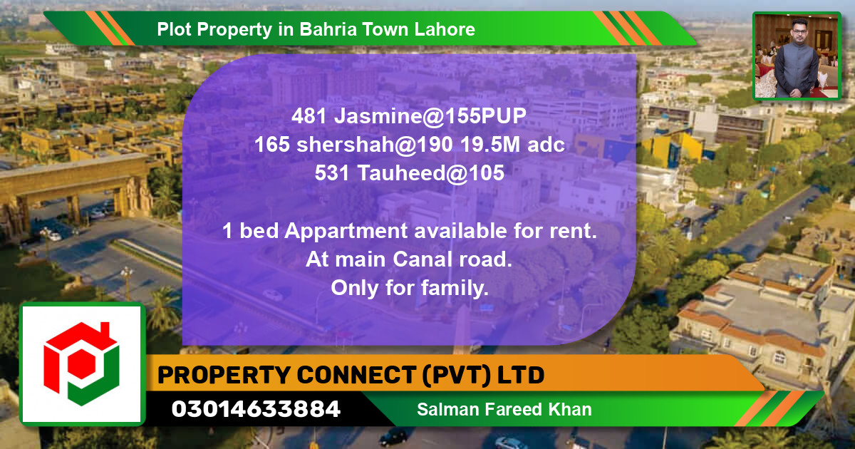 Residential Plot for Sale in Bahria Town, Lahore - (BP-84174)
