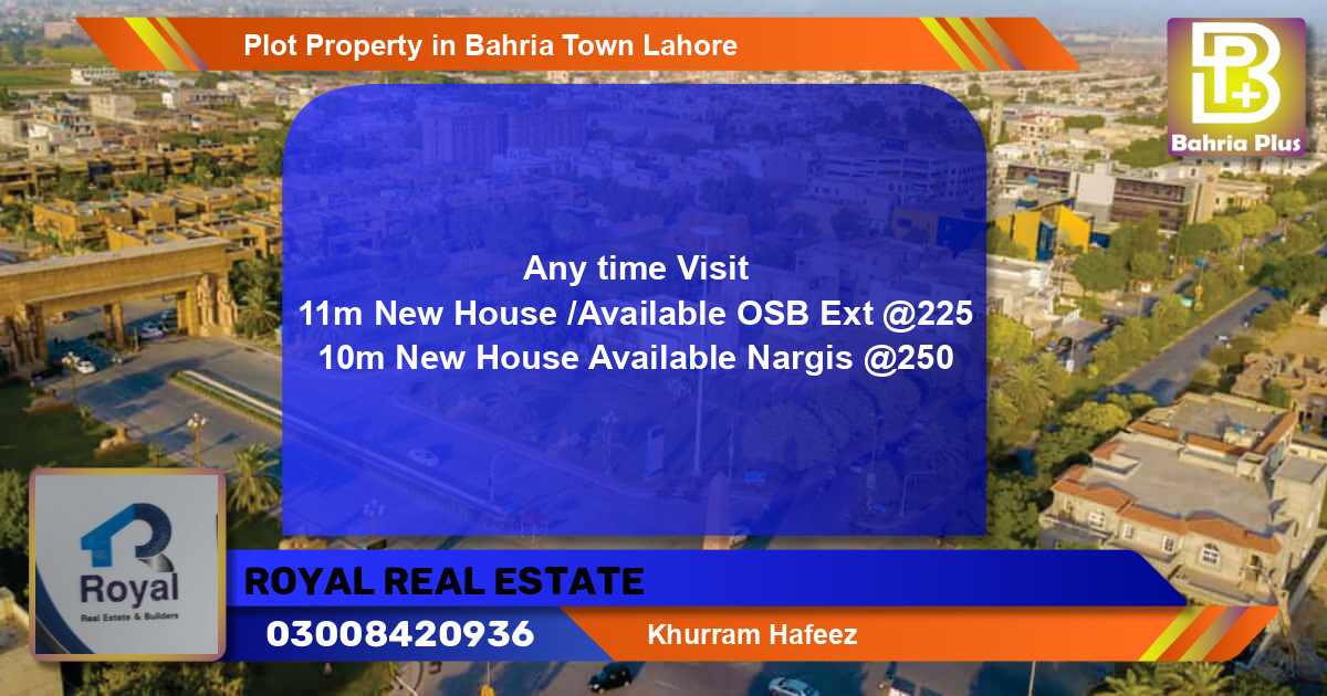 Residential Plot for Sale in Bahria Town, Lahore - (BP-84189)