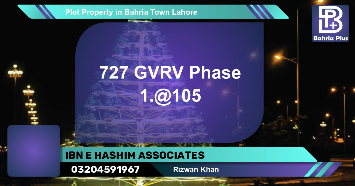 Residential Plot for Sale in Bahria Town, Lahore - (BP-84222)