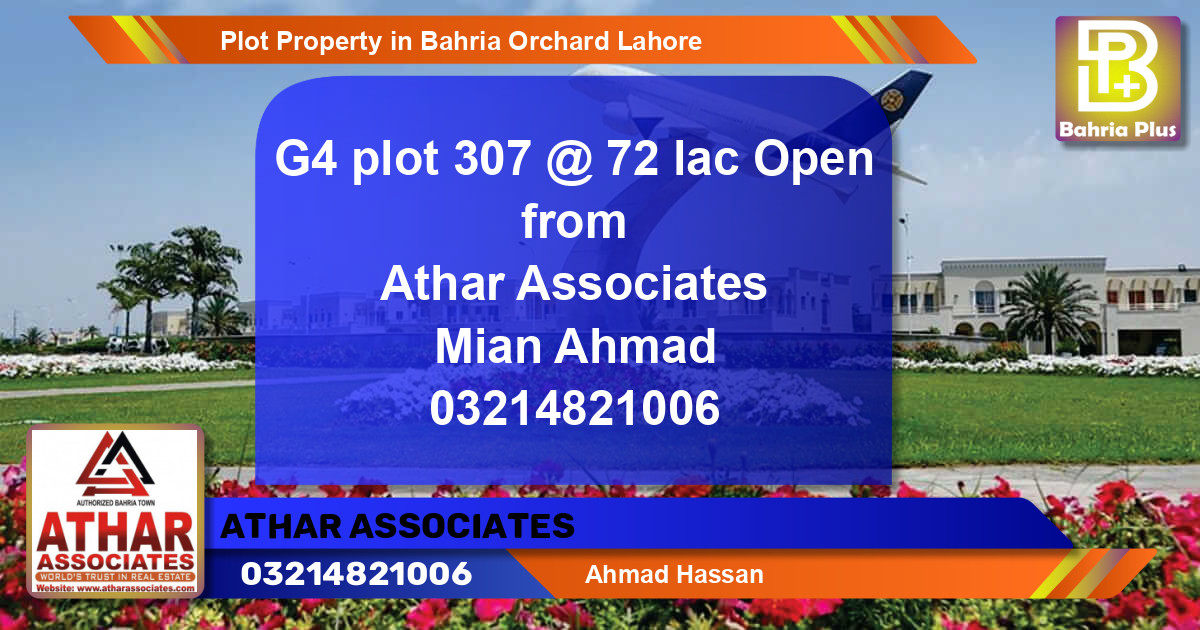 Residential Plot for Sale in Bahria Orchard, Lahore - (BP-84223)