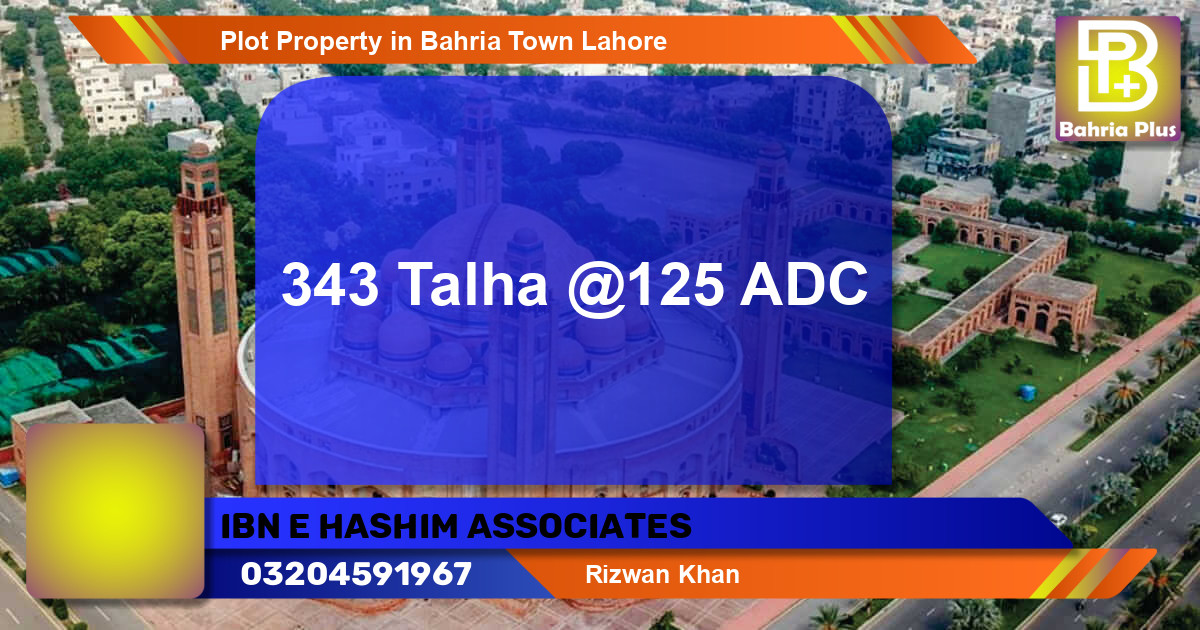 Residential Plot for Sale in Bahria Town, Lahore - (BP-84229)