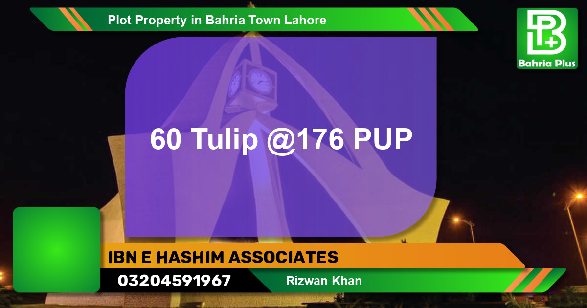 Residential Plot for Sale in Bahria Town, Lahore - (BP-84257)