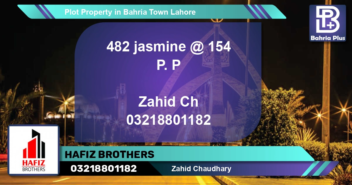 Residential Plot for Sale in Bahria Town, Lahore - (BP-84288)