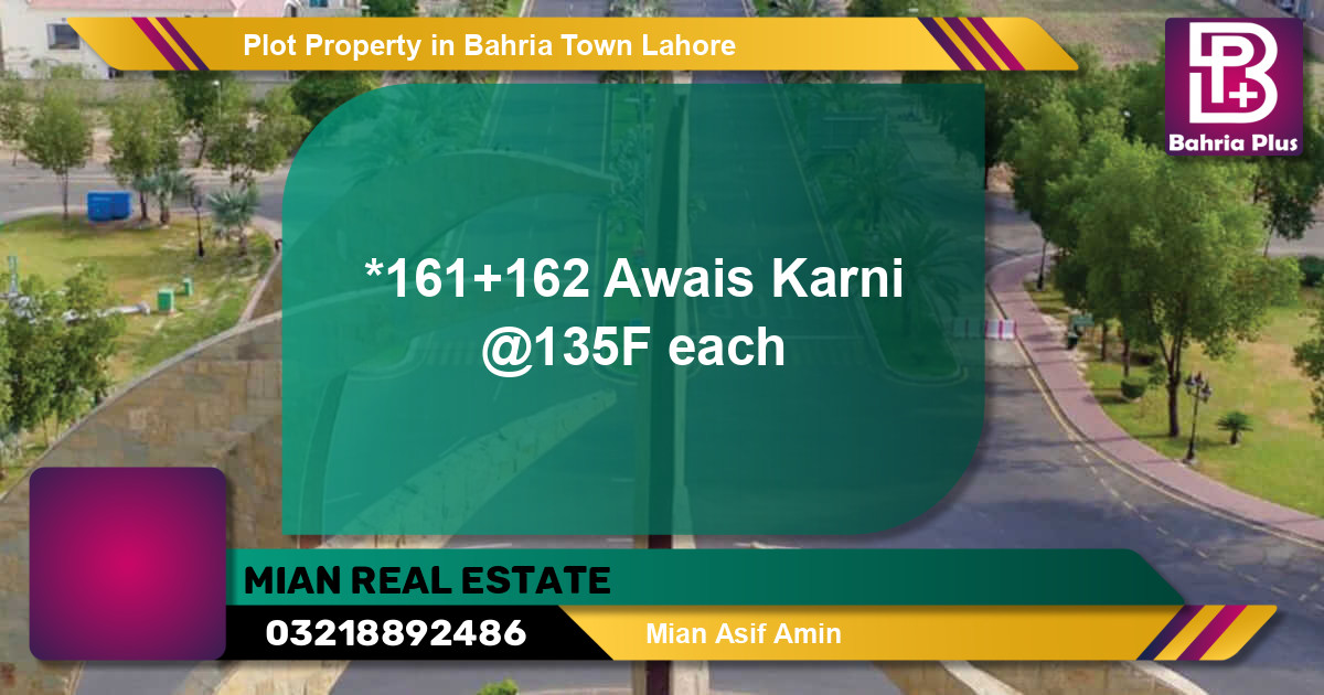 Residential Plot for Sale in Bahria Town, Lahore - (BP-84486)