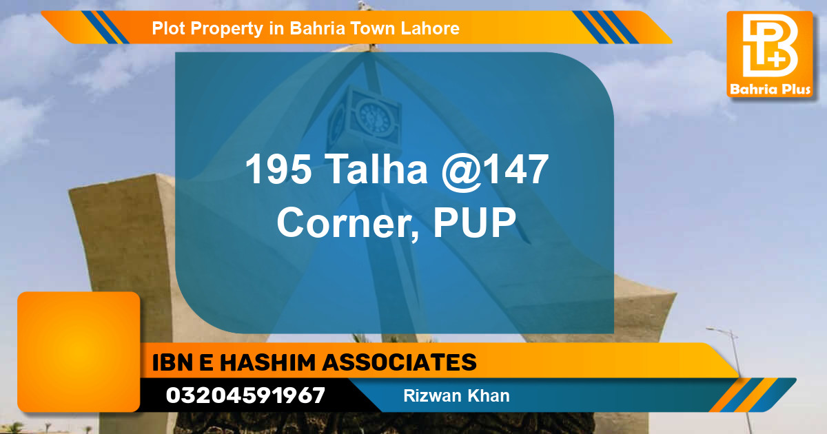 Residential Plot for Sale in Bahria Town, Lahore - (BP-84578)