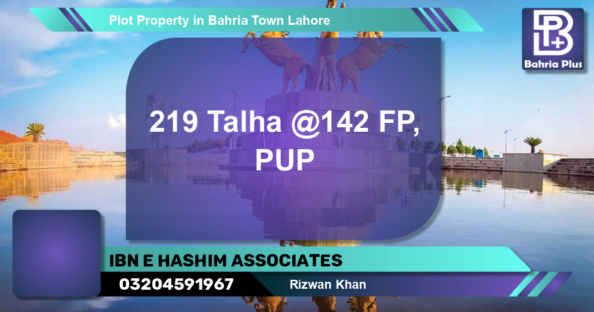 Residential Plot for Sale in Bahria Town, Lahore - (BP-84584)