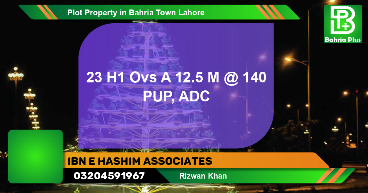 Residential Plot for Sale in Bahria Town, Lahore - (BP-84591)