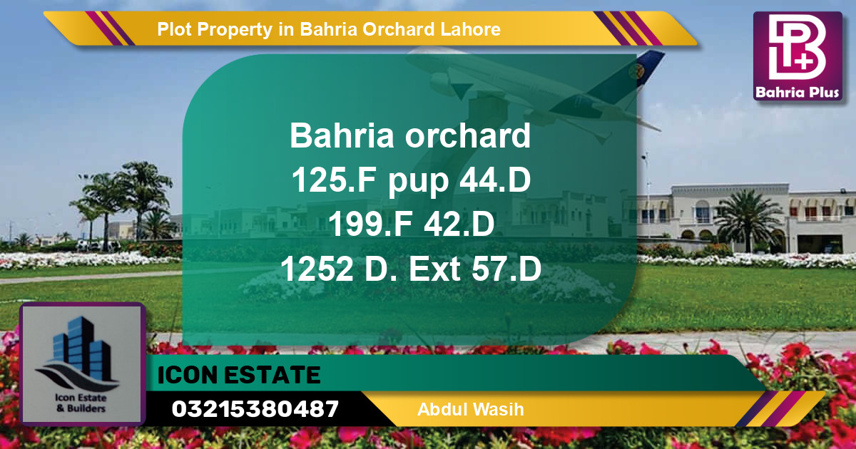 Residential Plot for Sale in Bahria Orchard, Lahore - (BP-84703)