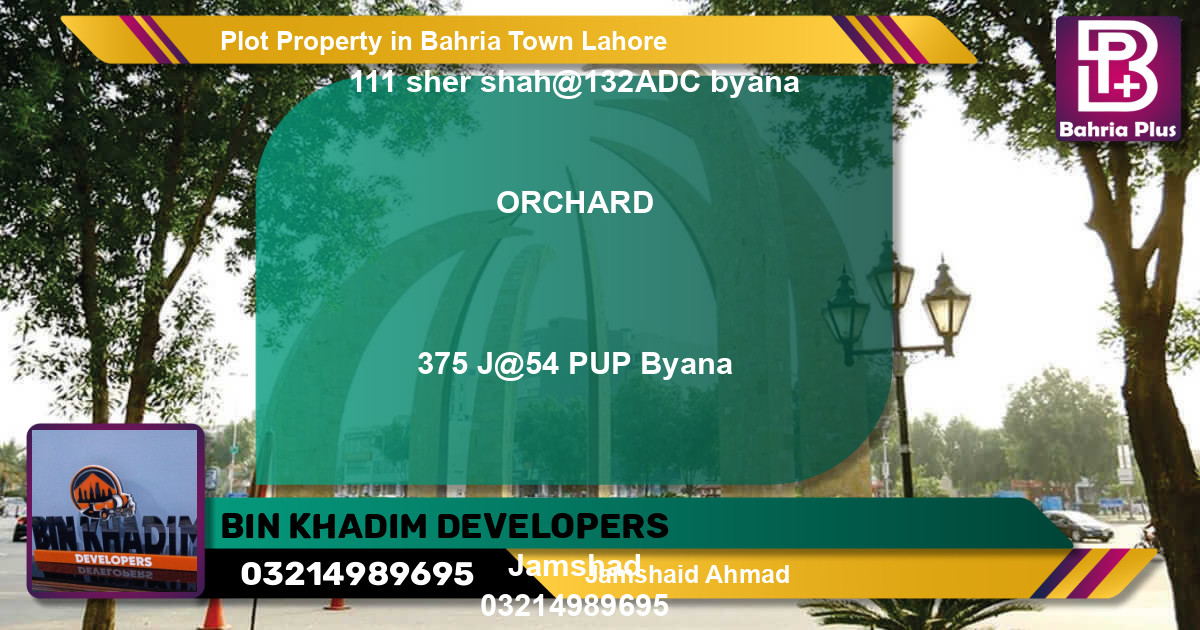 Residential Plot for Sale in Bahria Town, Lahore - (BP-84732)
