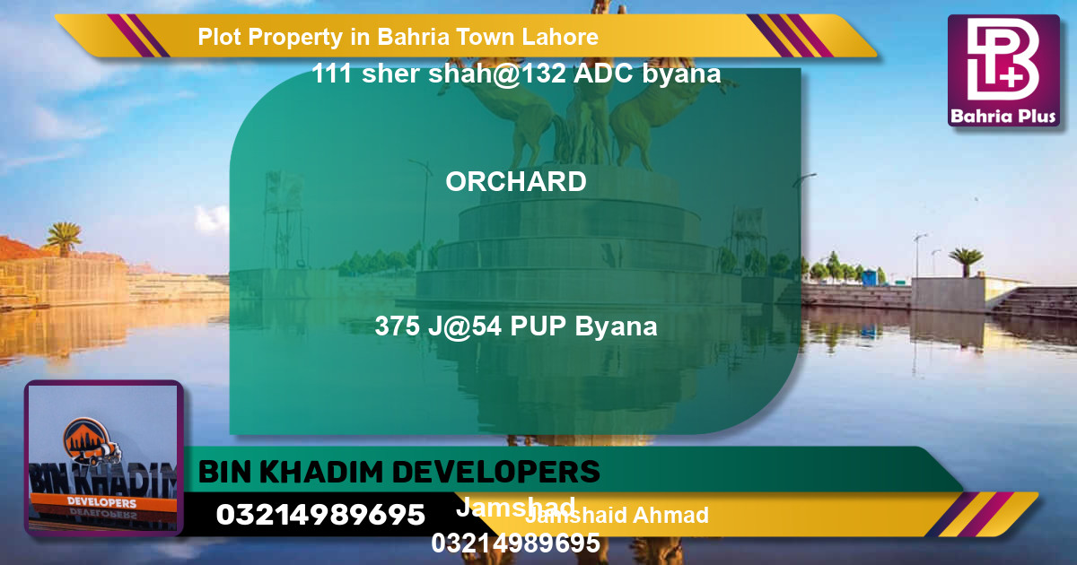 Residential Plot for Sale in Bahria Town, Lahore - (BP-84775)