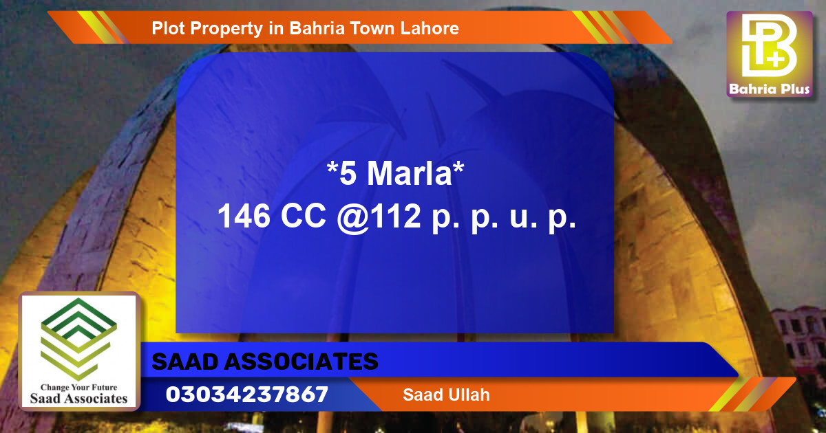 Residential Plot for Sale in Bahria Town, Lahore - (BP-84778)