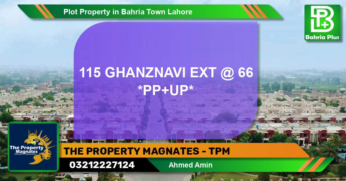Residential Plot for Sale in Bahria Town, Lahore - (BP-84801)