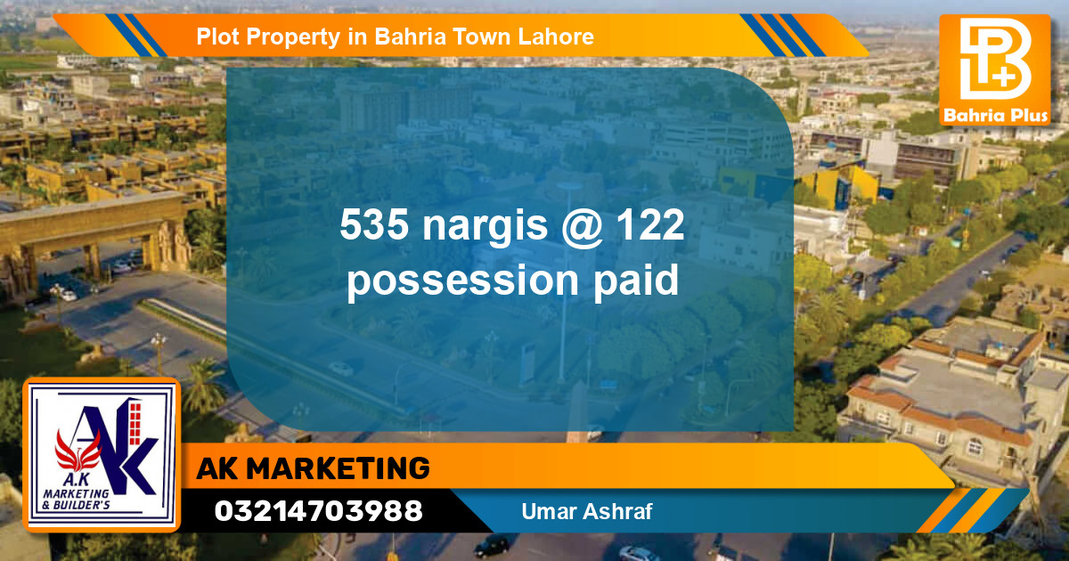 Residential Plot for Sale in Bahria Town, Lahore - (BP-84816)
