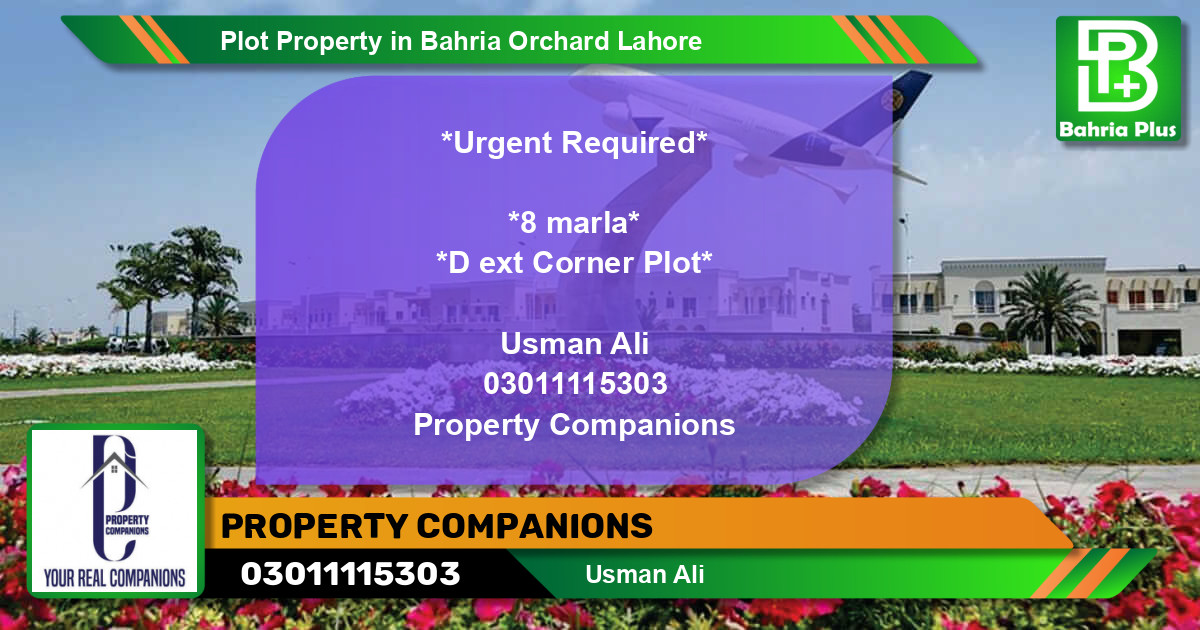 Residential Plot for Sale in Bahria Orchard, Lahore - (BP-84867)