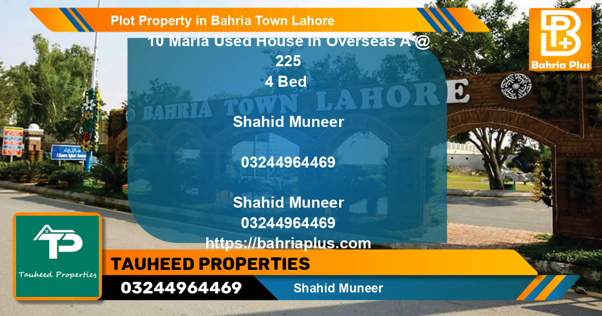 Residential Plot for Sale in Bahria Town, Lahore - (BP-84868)