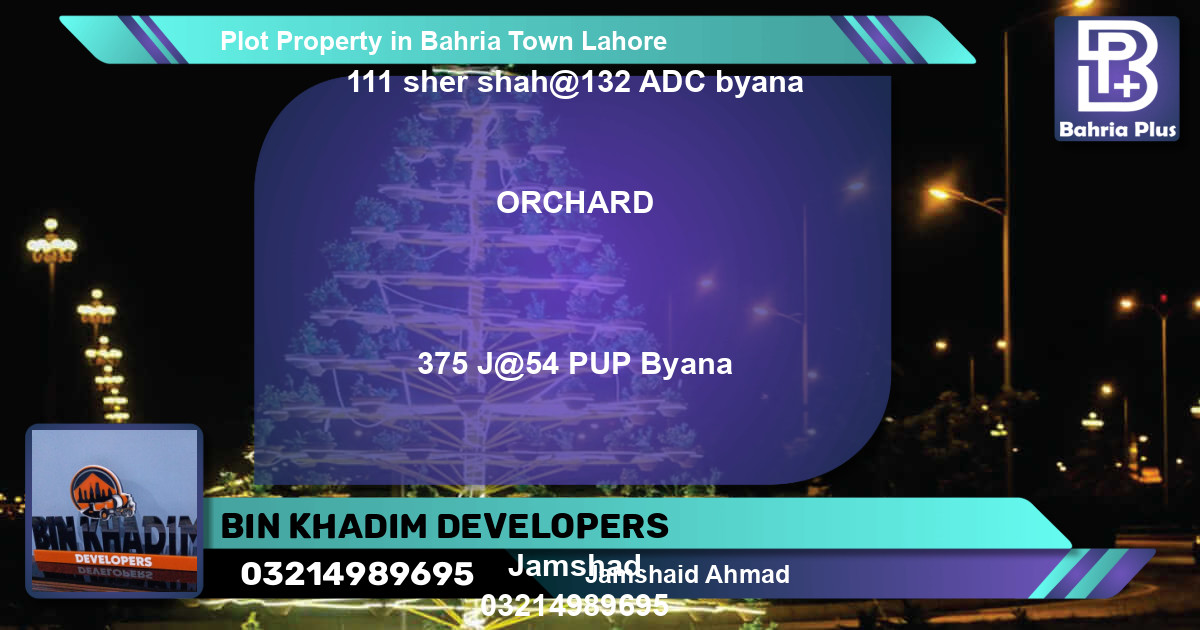 Residential Plot for Sale in Bahria Town, Lahore - (BP-84876)
