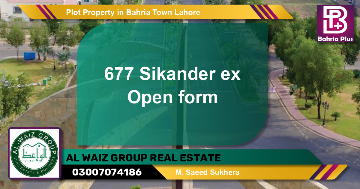 Residential Plot for Sale in Bahria Town, Lahore - (BP-84887)