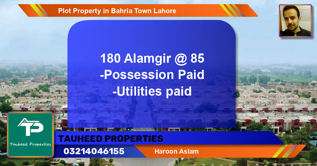 Residential Plot for Sale in Bahria Town, Lahore - (BP-84940)
