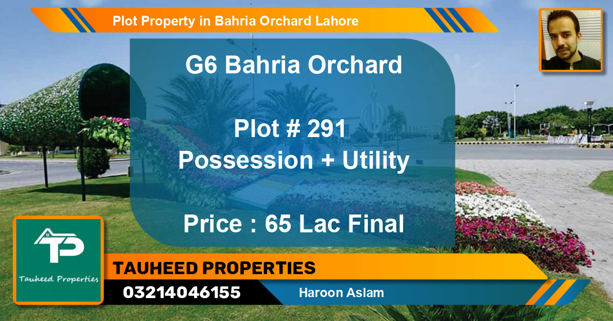 Residential Plot for Sale in Bahria Orchard, Lahore - (BP-84945)
