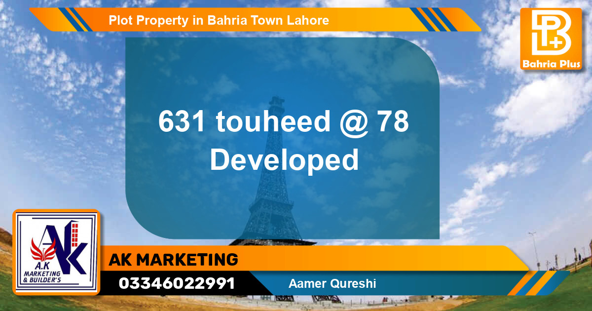Residential Plot for Sale in Bahria Town, Lahore - (BP-84948)