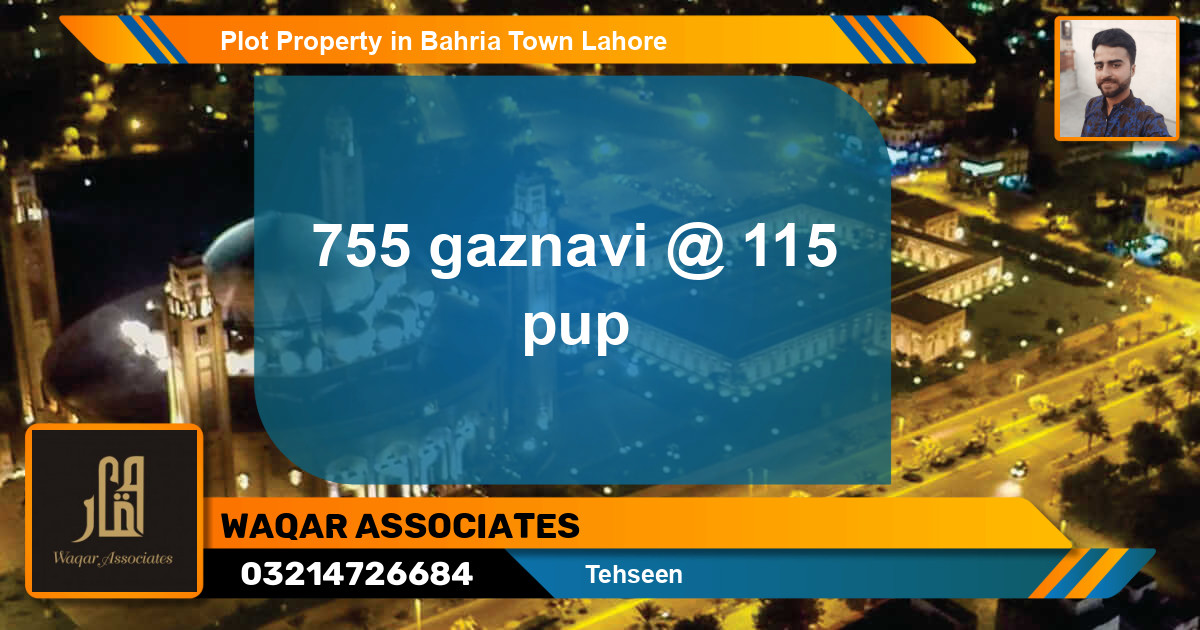 Residential Plot for Sale in Bahria Town, Lahore - (BP-85002)