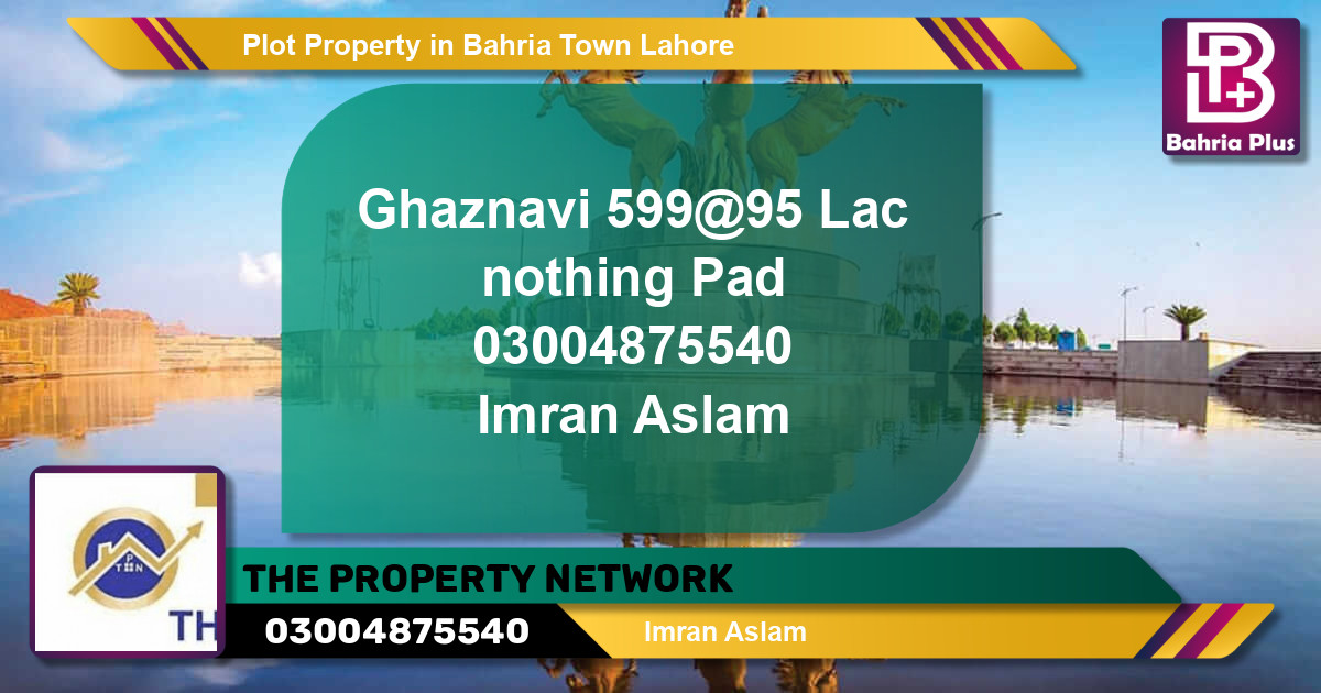 Residential Plot for Sale in Bahria Town, Lahore - (BP-85042)