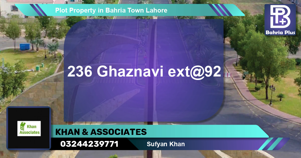 Residential Plot for Sale in Bahria Town, Lahore - (BP-85117)