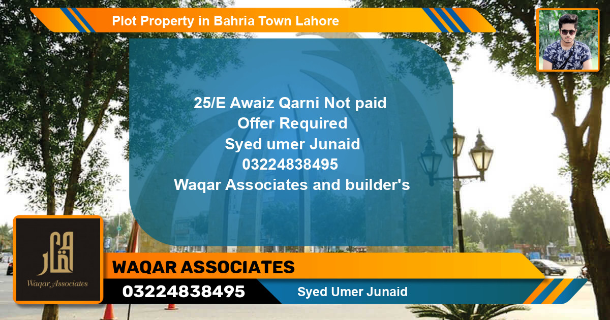 Residential Plot for Sale in Bahria Town, Lahore - (BP-85131)