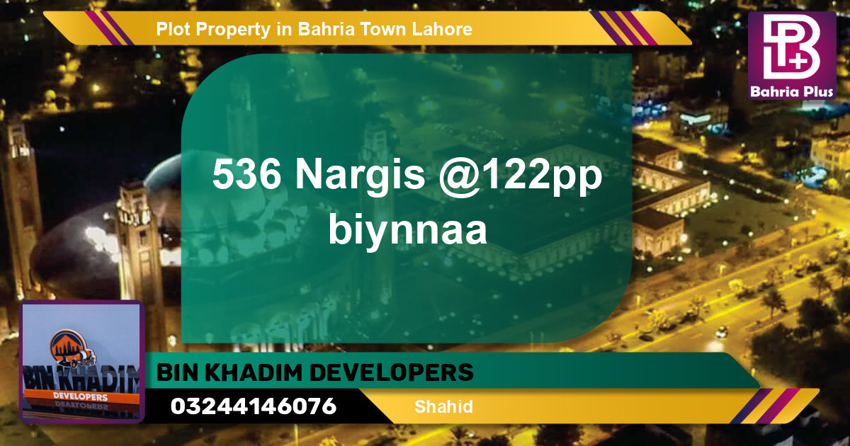 Residential Plot for Sale in Bahria Town, Lahore - (BP-85151)