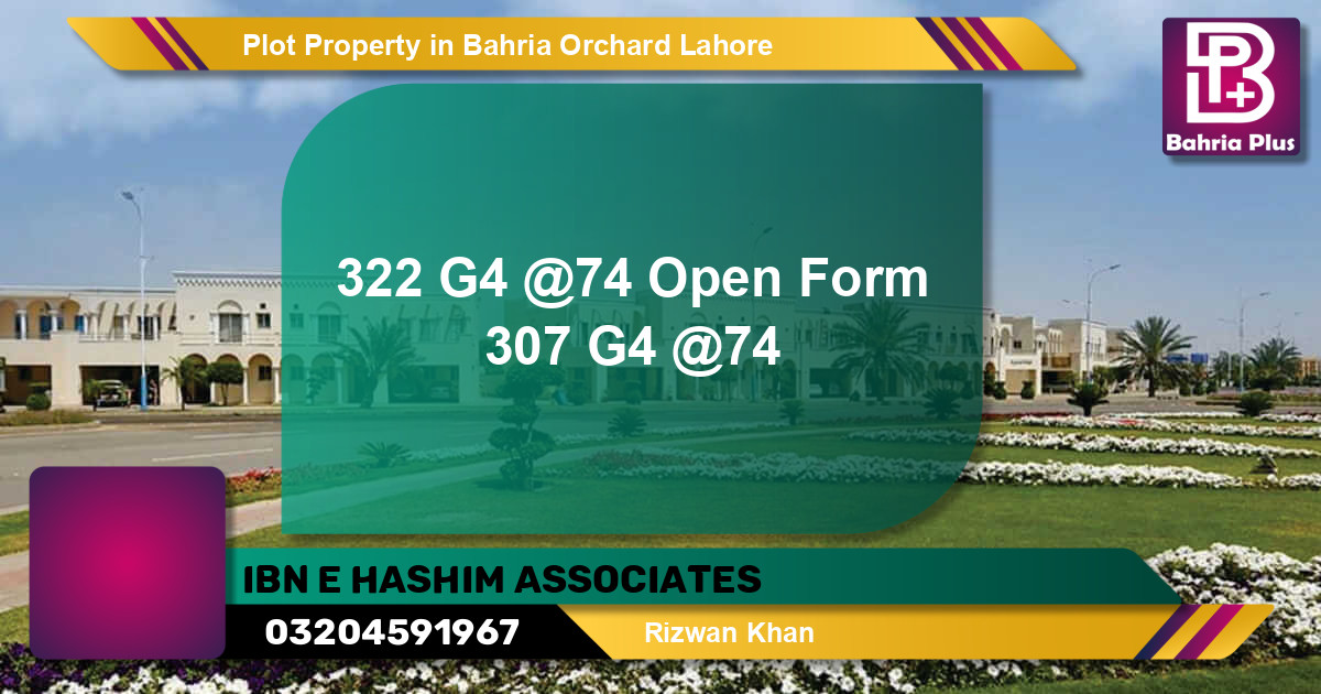 Residential Plot for Sale in Bahria Orchard, Lahore - (BP-85180)