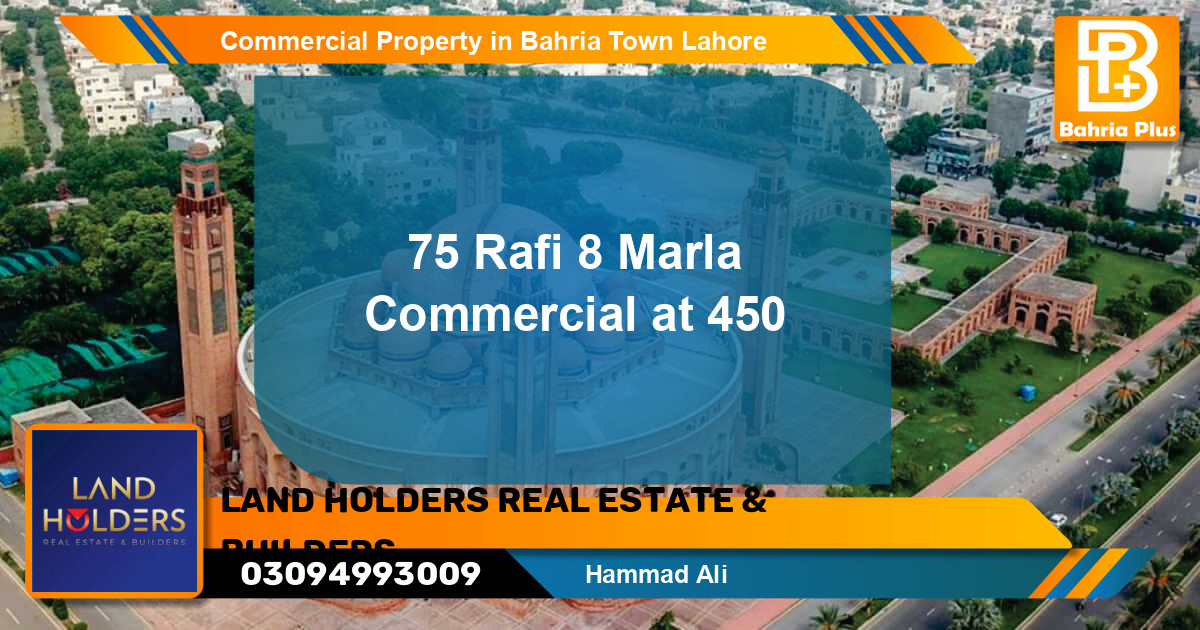 Commercial Property for Sale in Bahria Town, Lahore - (BP-85262)
