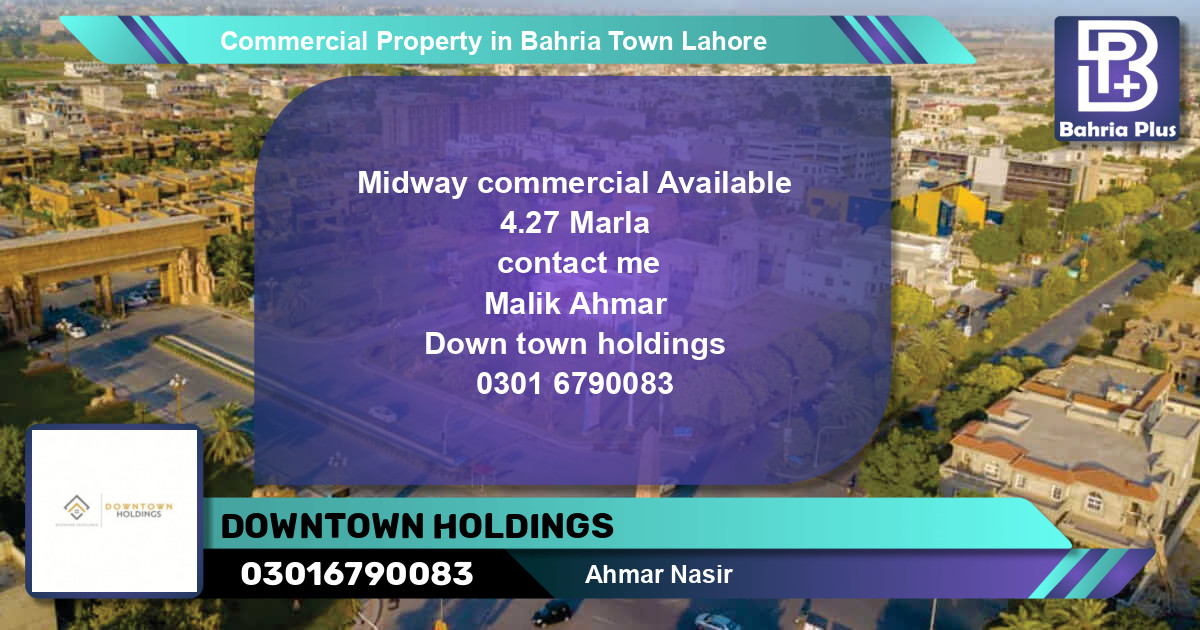 Commercial Property for Sale in Bahria Town, Lahore - (BP-85266)