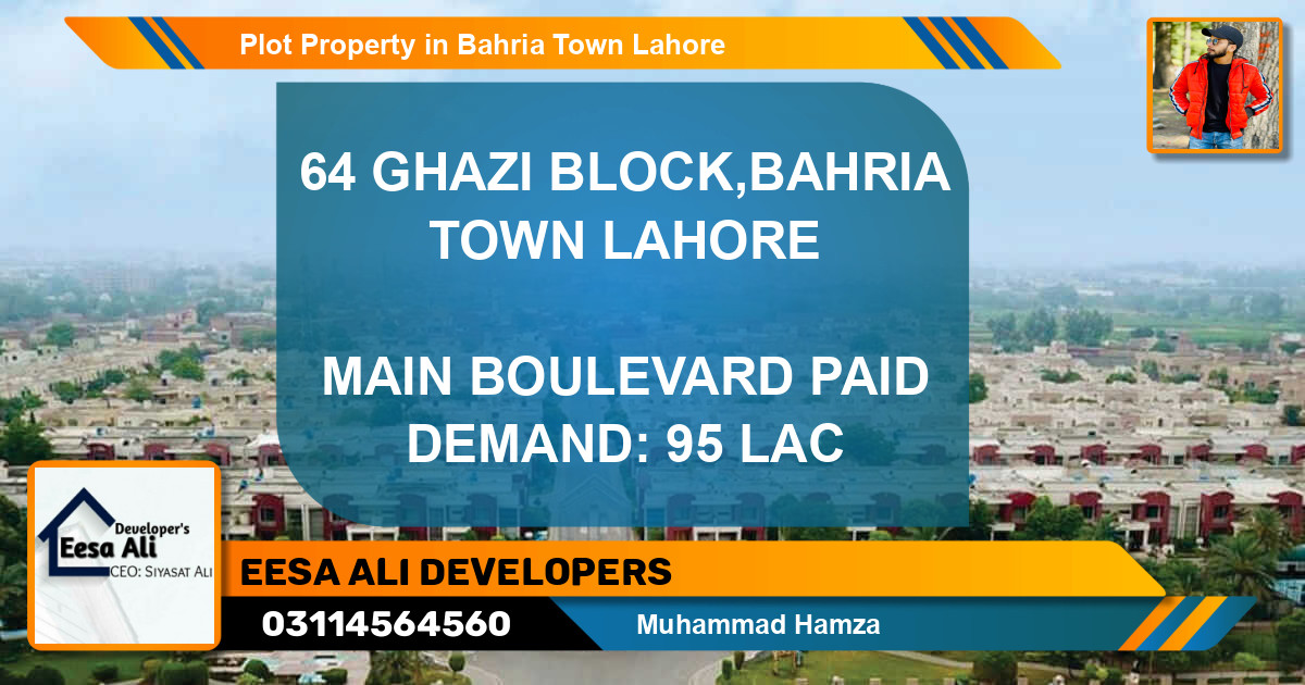 Residential Plot for Sale in Bahria Town, Lahore - (BP-85366)