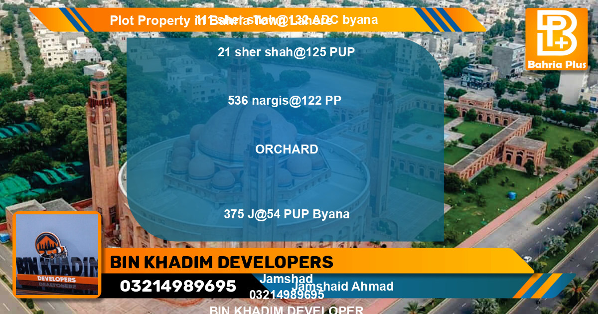 Residential Plot for Sale in Bahria Town, Lahore - (BP-85397)