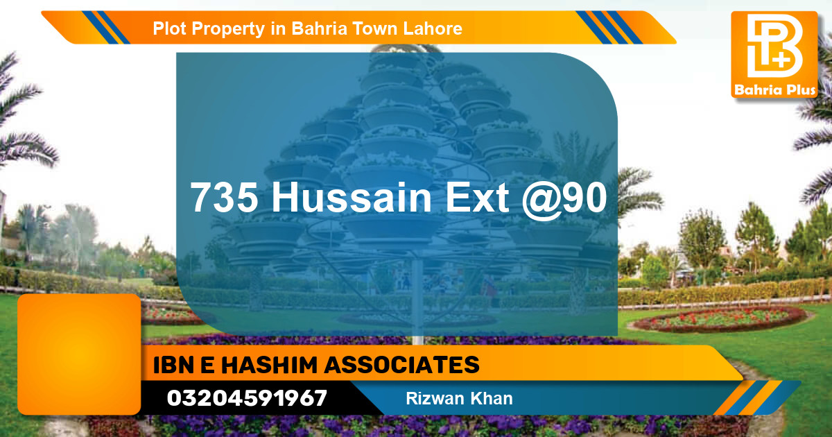 Residential Plot for Sale in Bahria Town, Lahore - (BP-85504)