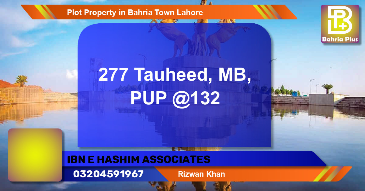 Residential Plot for Sale in Bahria Town, Lahore - (BP-85511)