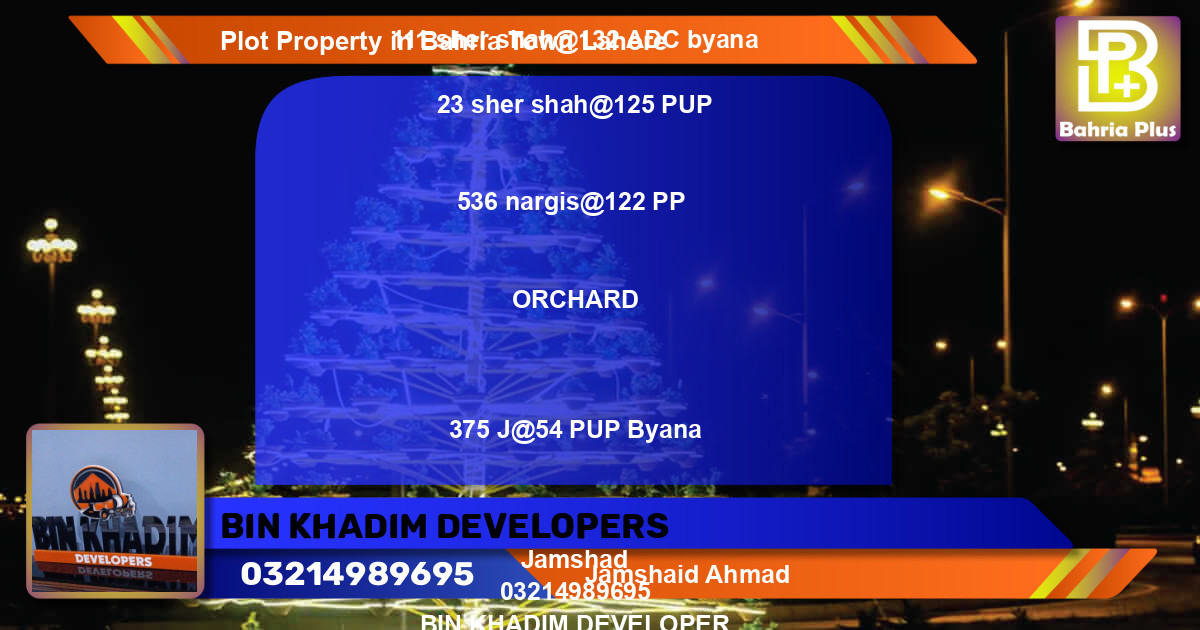 Residential Plot for Sale in Bahria Town, Lahore - (BP-85541)