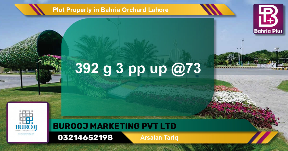 Residential Plot for Sale in Bahria Orchard, Lahore - (BP-85586)