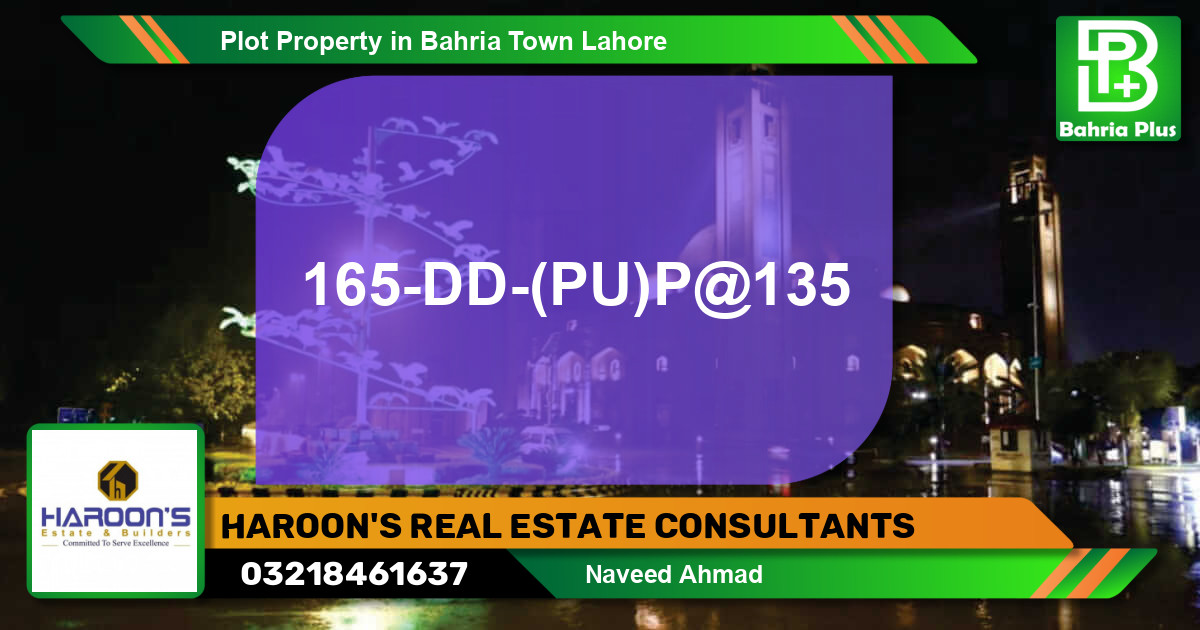 Residential Plot for Sale in Bahria Town, Lahore - (BP-85696)