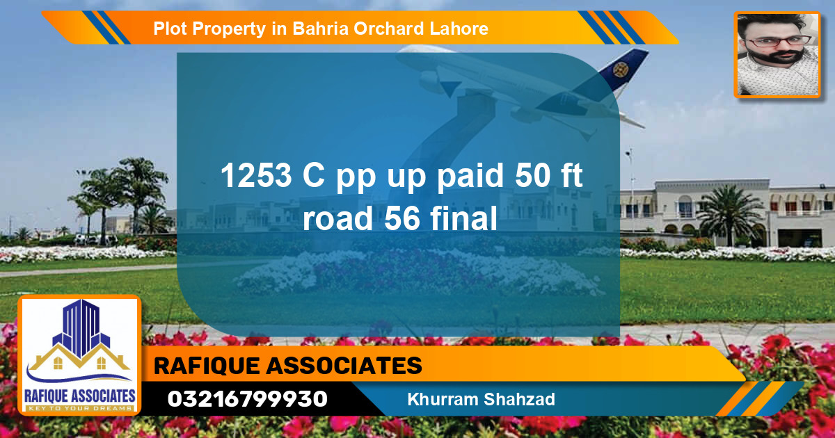 Residential Plot for Sale in Phase 2 - C Block -  Bahria Orchard, Lahore - (BP-85750)