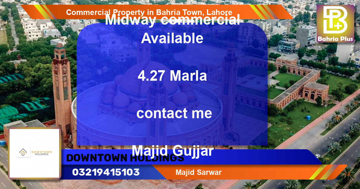 Commercial Property for Sale in Bahria Town, Lahore - (BP-85796)