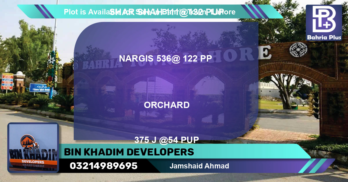 Residential Plot for Sale in Bahria Town, Lahore - (BP-85826)