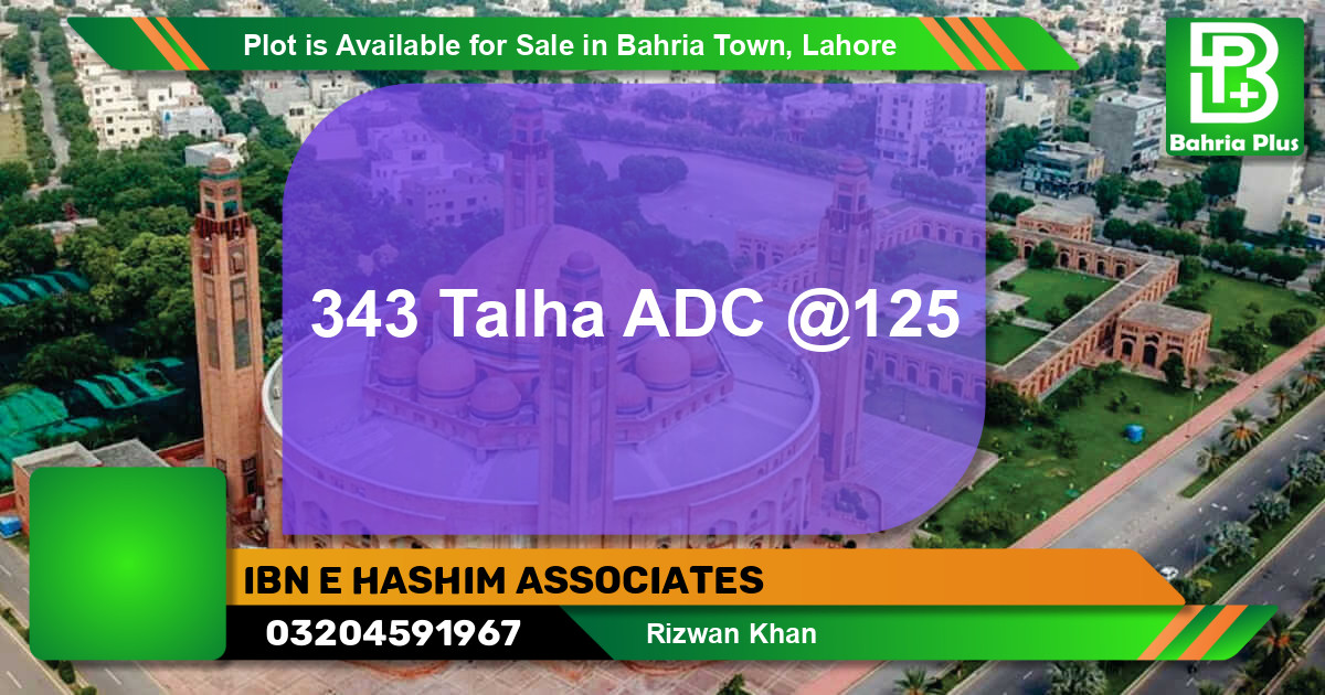 Residential Plot for Sale in Bahria Town, Lahore - (BP-86023)